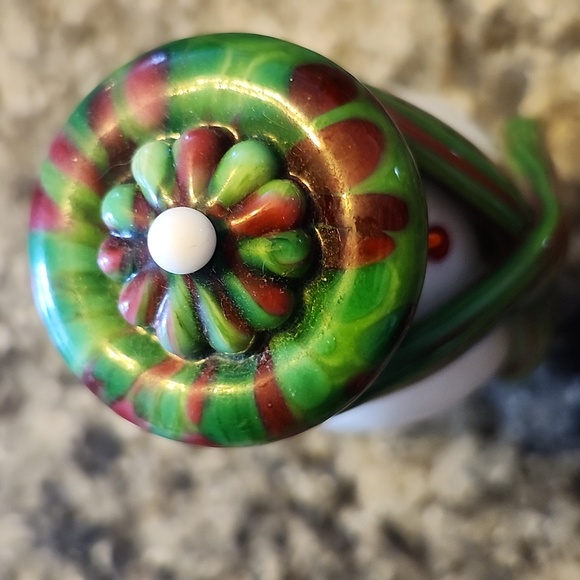 Corning NY Vitrix Hot Glass Studio Snowman Figurine - Picture 4 of 10